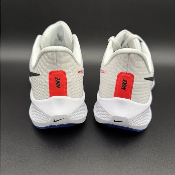 Nike Air Zoom Pegasus 39 PRM White Volt Racer Blue Running DX1627-100 Men's 13 - Picture 2 of 4